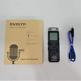 Evistr BRand V508 Model 16 GB Digital Voice Recorder w/ Original Box and USB Cable