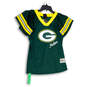 Womens Green Yellow NFL Bay Packers Randall Cobb #18 Football Jersey Size M image number 1