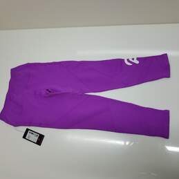 Nux Peleton Purple Activewear Capri Leggings alternative image