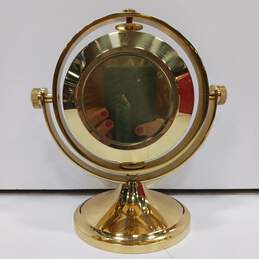 Seth Thomas Model No. 1044 Schooner Brass Swivel Desk Clock alternative image