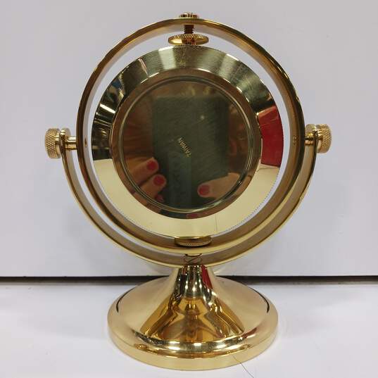 Seth Thomas Model No. 1044 Schooner Brass Swivel Desk Clock image number 2