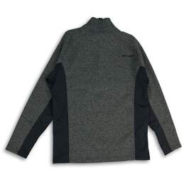 NWT Spyder Mens Gray Mock Neck Long Sleeve 1/4 Zip Pullover Jacket Size XL alternative image