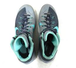 Nike 2014 Hyperdunk Magnet Grey Turquoise Men's Shoe Size 12 alternative image