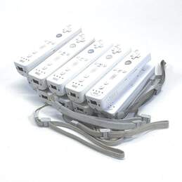 Set Of 10 Nintendo Wii Remotes- White For Parts/Repair