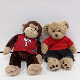 Pair of Build-A-Bears Stuffed Plush Toys