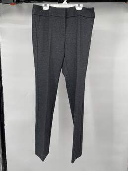Ann Taylor Womens Gray Mid Rise Pockets The Trouser Pants Sz 6P T-0545537-E