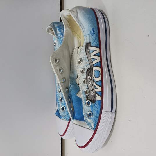 All Star Zappos Women's Blue Sneakers Size 8 image number 3