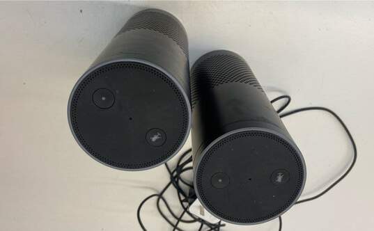 Amazon Echo SK705DI 1st gen smart speaker w/ Alexa Bundle Lot of 2 Black image number 4