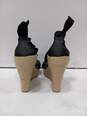 UGG Jules Black Strappy Wedge Sandals Women's Size 10 image number 4