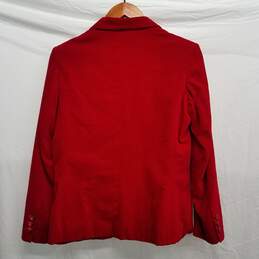 Classic Fashions  Red Women's Blazer Size 14 Short alternative image