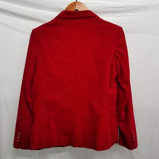Classic Fashions  Red Women's Blazer Size 14 Short image number 2