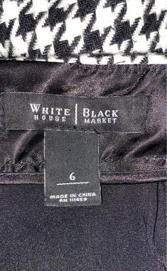 White House Black Market Women Black Skirt Sz 6 image number 3