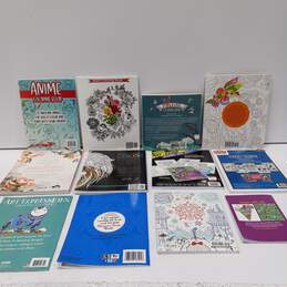Lot of 12 Coloring Books alternative image