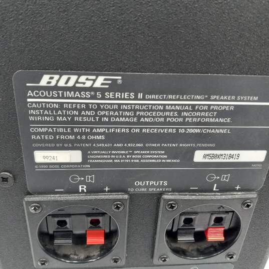 Bose Acoustimass 5 Series II Direct Reflecting Speaker (System Subwoofer Only) image number 5