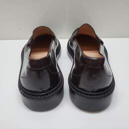 J. Crew Brown Patent Leather Rowan Penny Loafer Size 9.5