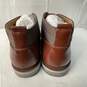 Steve Madden Mens Brown and Canvas Chukka Boot Dress Shoe Size 7.5 image number 2