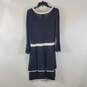 Liz Claiborne Women Black Long Sleeve Maxi Dress L image number 2
