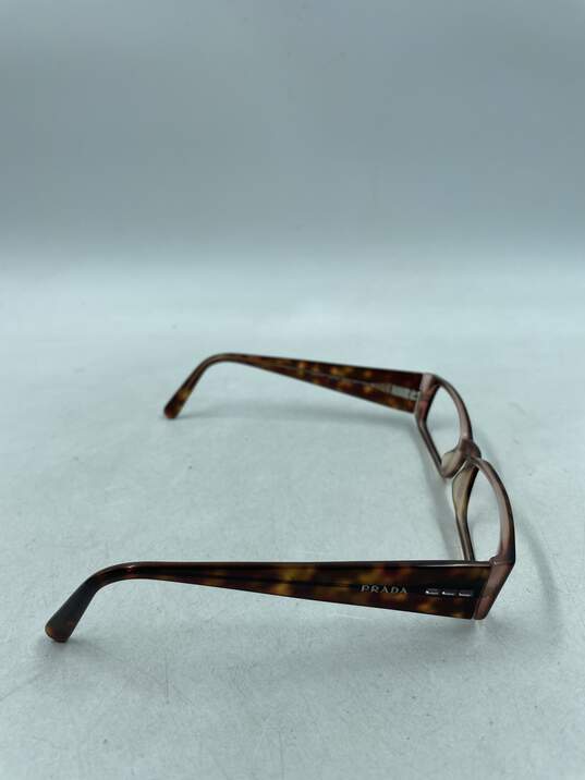 Prada Tortoise Rectangle Eyeglasses image number 5