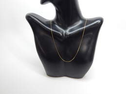 14K Yellow Gold Serpentine Chain Necklace 1.5g