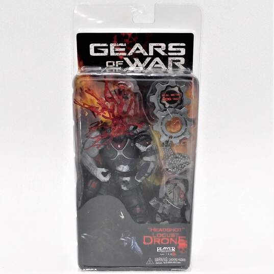 2008 NECA Gears of War Headshot Locust Drone Figure NEW image number 1