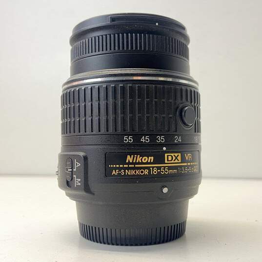 Nikon DX VR AF-S Nikkor 18-55mm 3.5-5.6G II Camera Lens image number 2