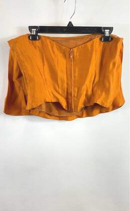 Emporio Armani Orange Sleeveless Top - Size 46 alternative image