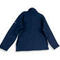 Mens Blue Regular Fit Long Sleeve Pocket Full-Zip Windbreaker Jacket Sz XL image number 2
