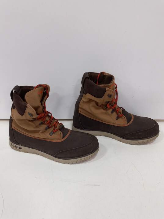 LL Bean Tek 2.5 Men's Brown Snow Boots Size 10.5M image number 3