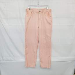 BDG Peach Corduroy Cotton High Rise Straight Leg Pant WM Size 32