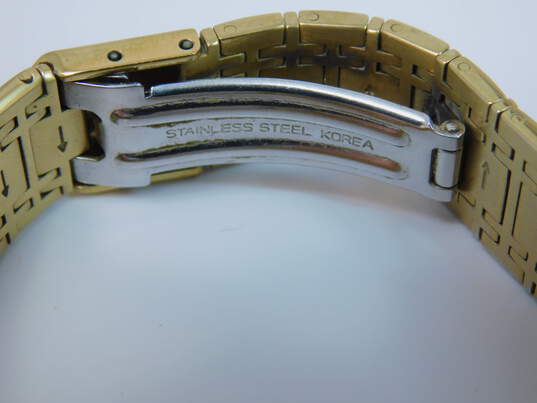 VNTG Women's Bulova Quartz Gold Tone Analog Quartz Watch image number 4