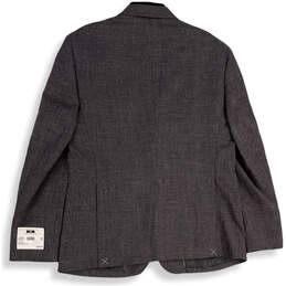 NWT Mens Gray Notch Lapel Single Breasted Two Button Blazer Size 44R alternative image