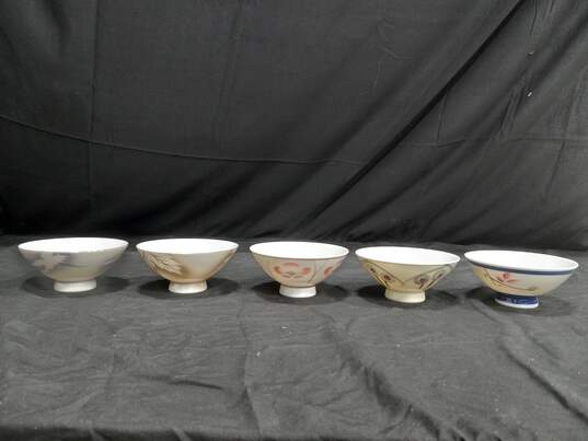 Arita Traditional  Yaki Japanese lmari Small Bowl  set of 5 image number 1