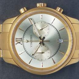 Vincero The Bellwether Gold Tone Chronograph Watch