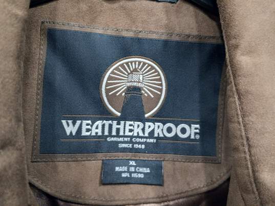 HQ Weatherproof Men's Brown Jacket Size XL image number 3