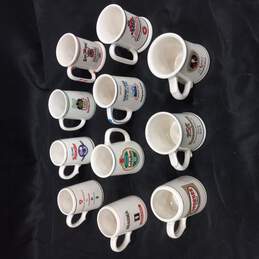 Bundle of Eleven Tankards of the World's Great Breweries: Franklin Porcelain Mini Mugs