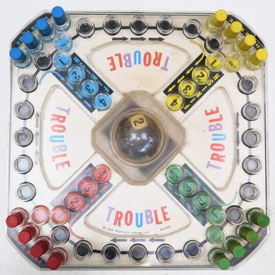 Vintage Kohner Bros Trouble Pop-O-Matic Board Game image number 3
