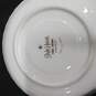 9 Piece White Style House Picardy Saucer Set image number 4