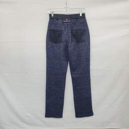 Maniere De Voir Blue Knit Pant WM Size 0 NWT alternative image