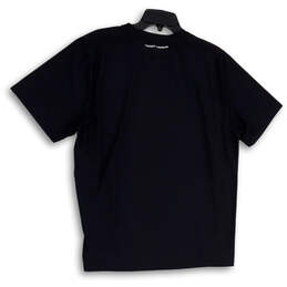 Mens Black Crew Neck Short Sleeve Regular Fit Pullover T-Shirt Size Large alternative image