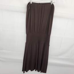 The Limited Brown Strapless Stretch Dress Size L NWT alternative image