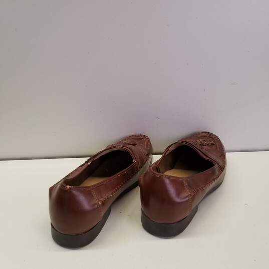 Deer Stags Leather Upper Loafers US 13 Brown image number 4