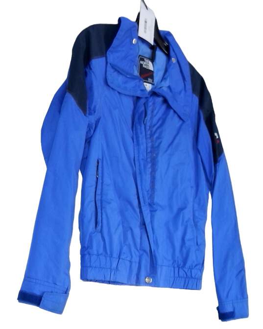 Mens Blue Extreme Long Sleeve Full Zip Windbreaker Jacket Size 8 image number 3