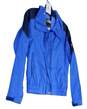 Mens Blue Extreme Long Sleeve Full Zip Windbreaker Jacket Size 8 image number 3