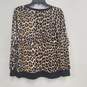 Kate Spade Women Cheetah Print  Sweater M image number 5