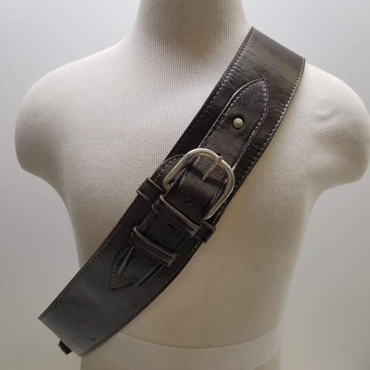 Unbranded Western Leather Cartridge Gun Belt image number 2