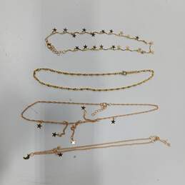 Bundle of Assorted Gold Tone Charm Necklaces alternative image