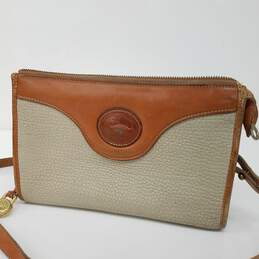 Dooney & Bourke Vintage Ivory Leather Crossbody Bag alternative image