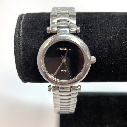 Designer Fossil FS-2530 Stainless Steel Round Dial Quartz Analog Wristwatch image number 1