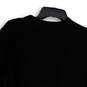 Mens Black Tight-Knit Long Sleeve V-Neck Pullover Sweater Size Small image number 4