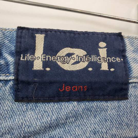 L.E.I. Life Energy Intelligence Blue Jeans Women's 11 image number 4